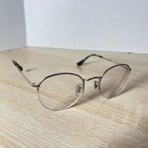 Ray-Ban RB3947V 2501 Silver Round Gaze Eyeglasses 51-22-145 Frames Only